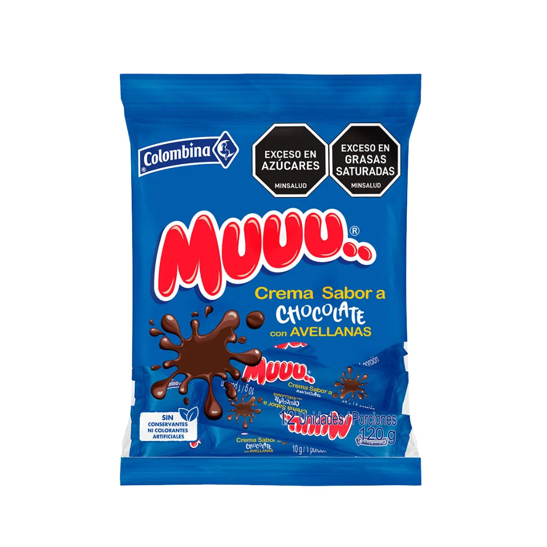 CREMA DE CHOCOLATE MUUU X 12UND