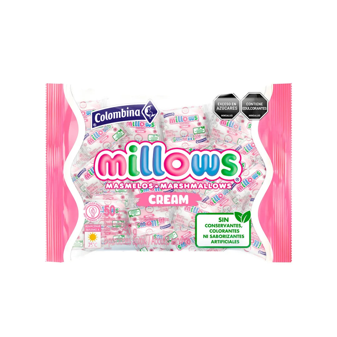 MASMELO MILLOWS CREAM INDIVIDUAL X 50UND