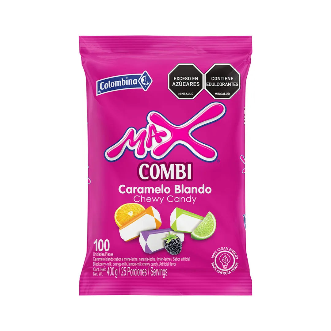 CARAMELO MAX COMBY X 100UND