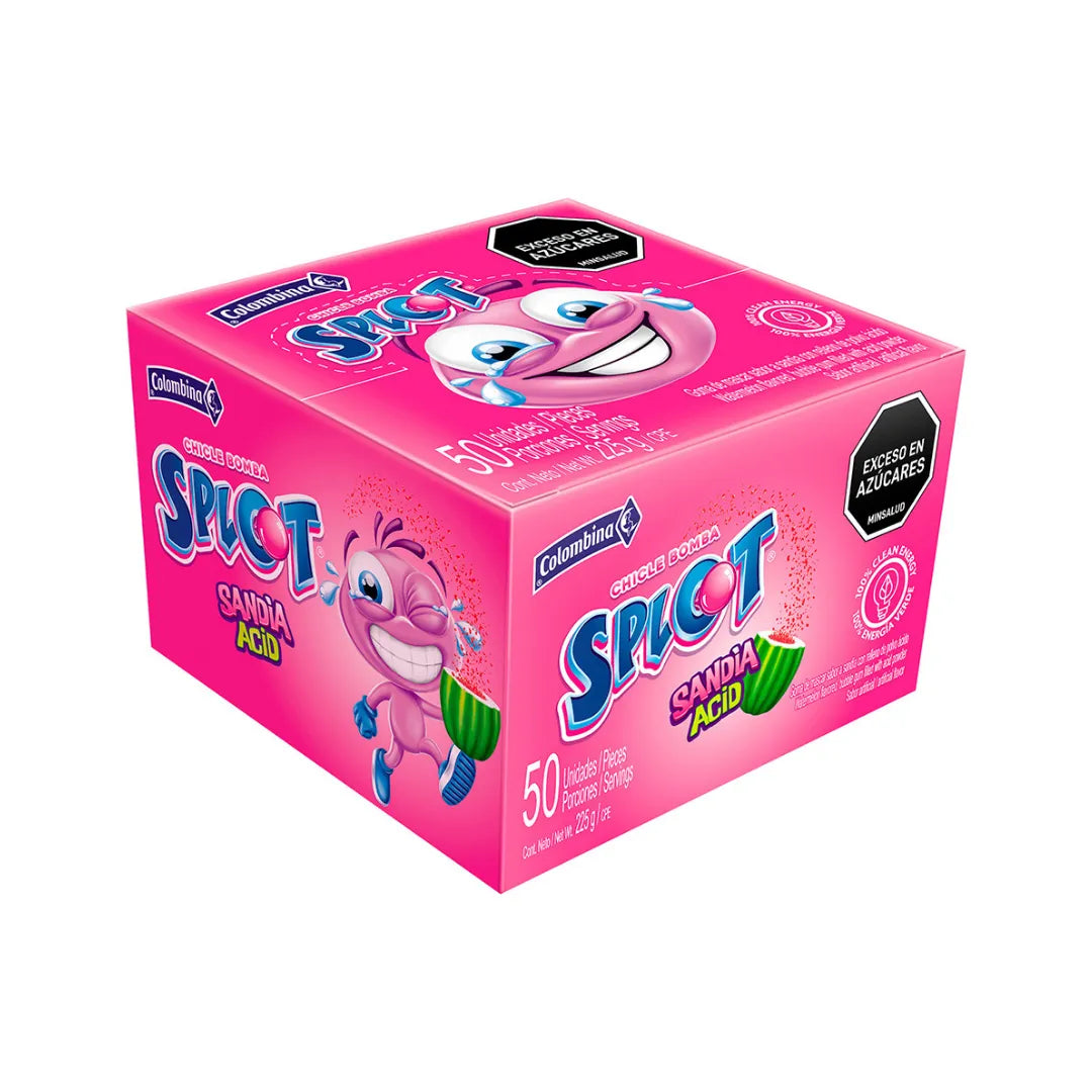 CHICLE SPLOT ACID SANDIA X 50UND