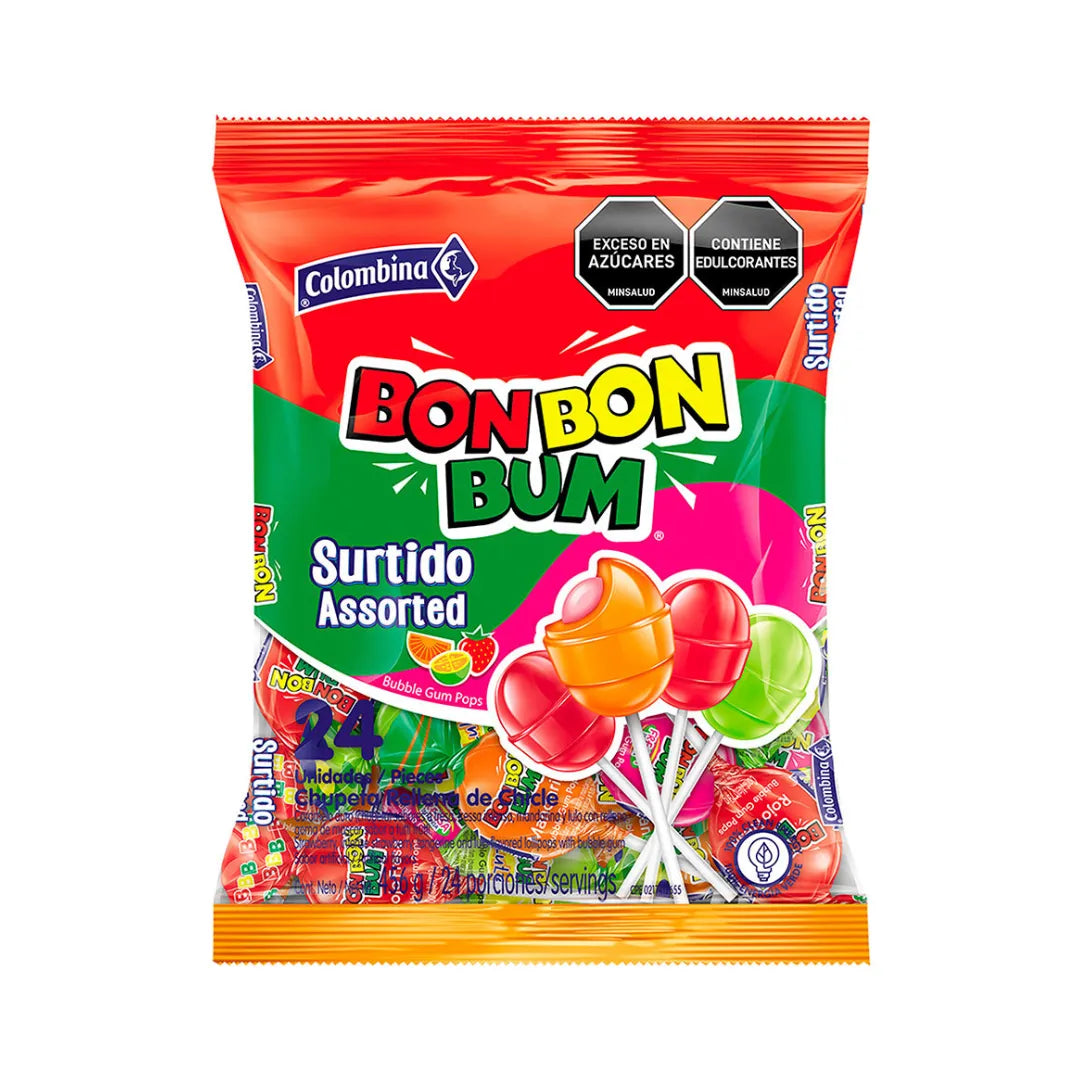 BON BON BUM SURTIDO X 24UND