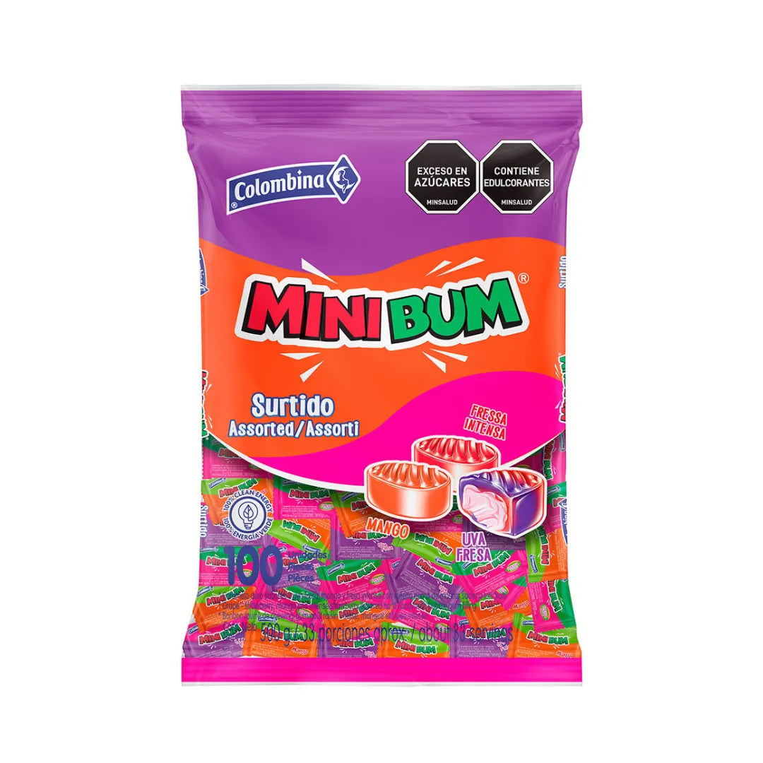 CARAMELO MINI BUM X 100UND