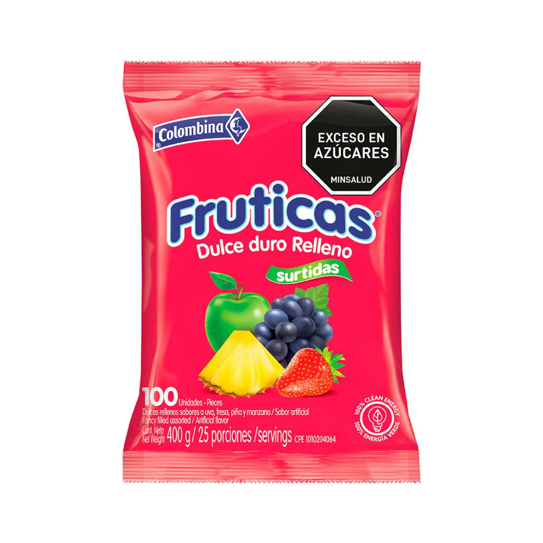 CARAMELO FRUTICAS SURTIDAS X 100UND
