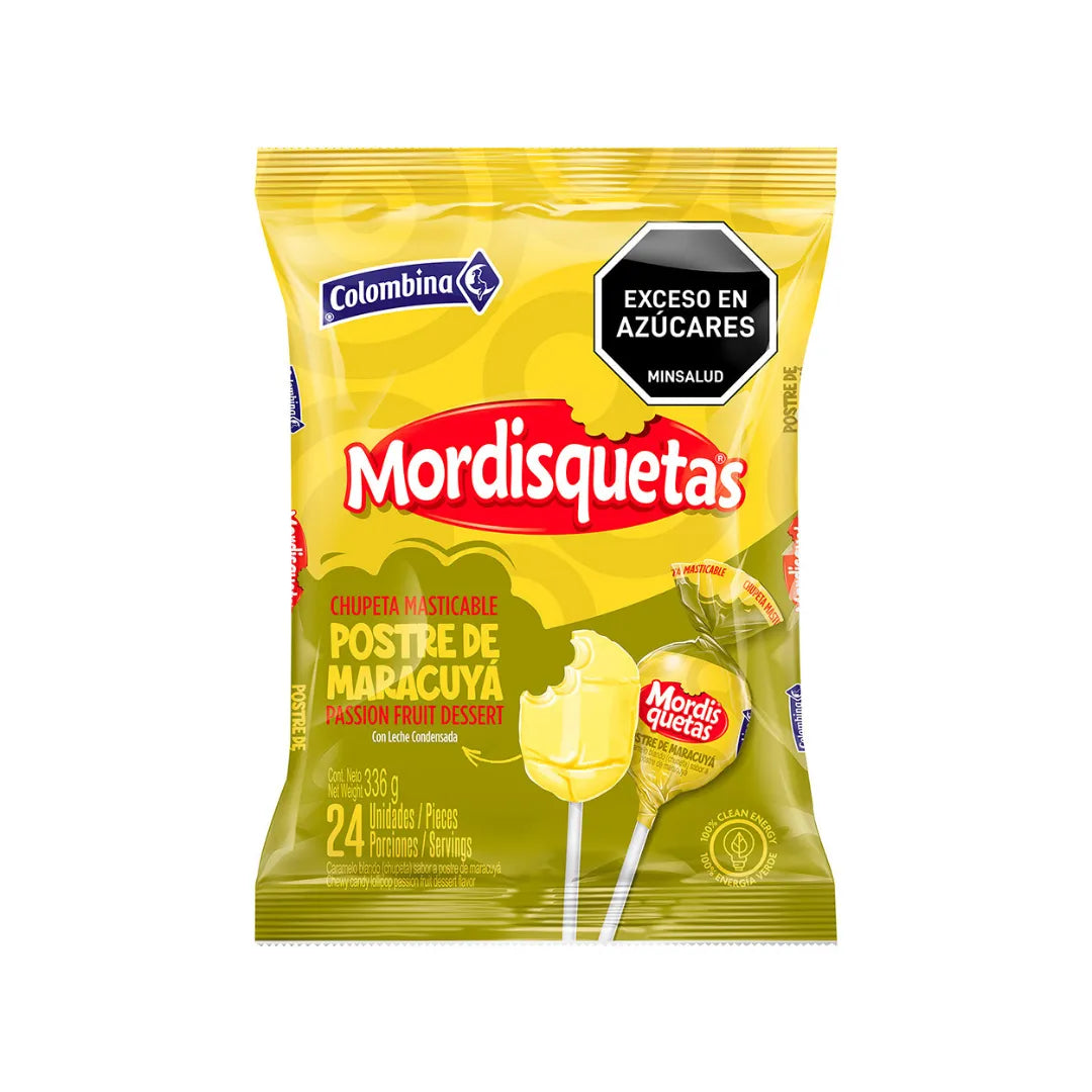 CHUPETA MORDISQUETA MARACUYA X 24UND