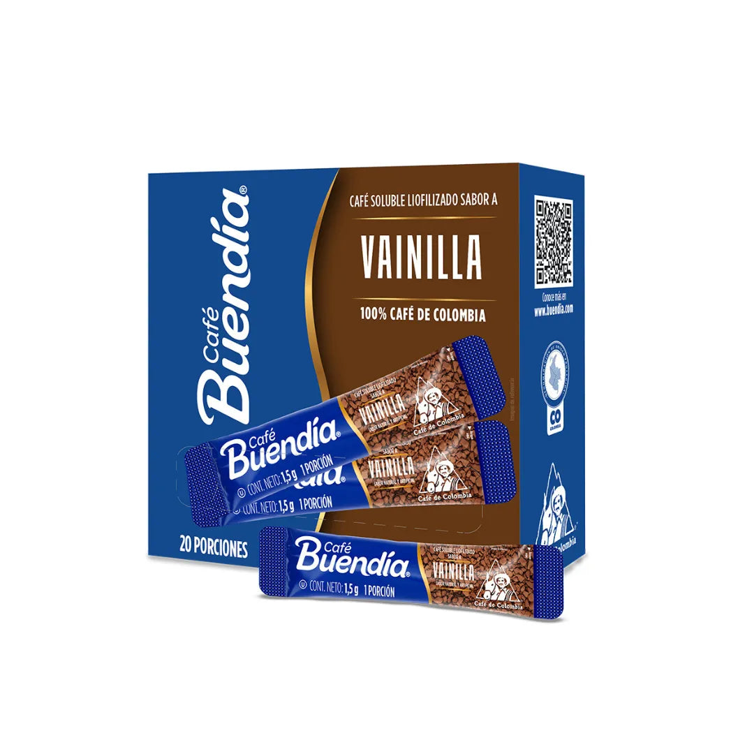 CAFÉ BUENDIA 1.5GR VAINILLA X 20UND