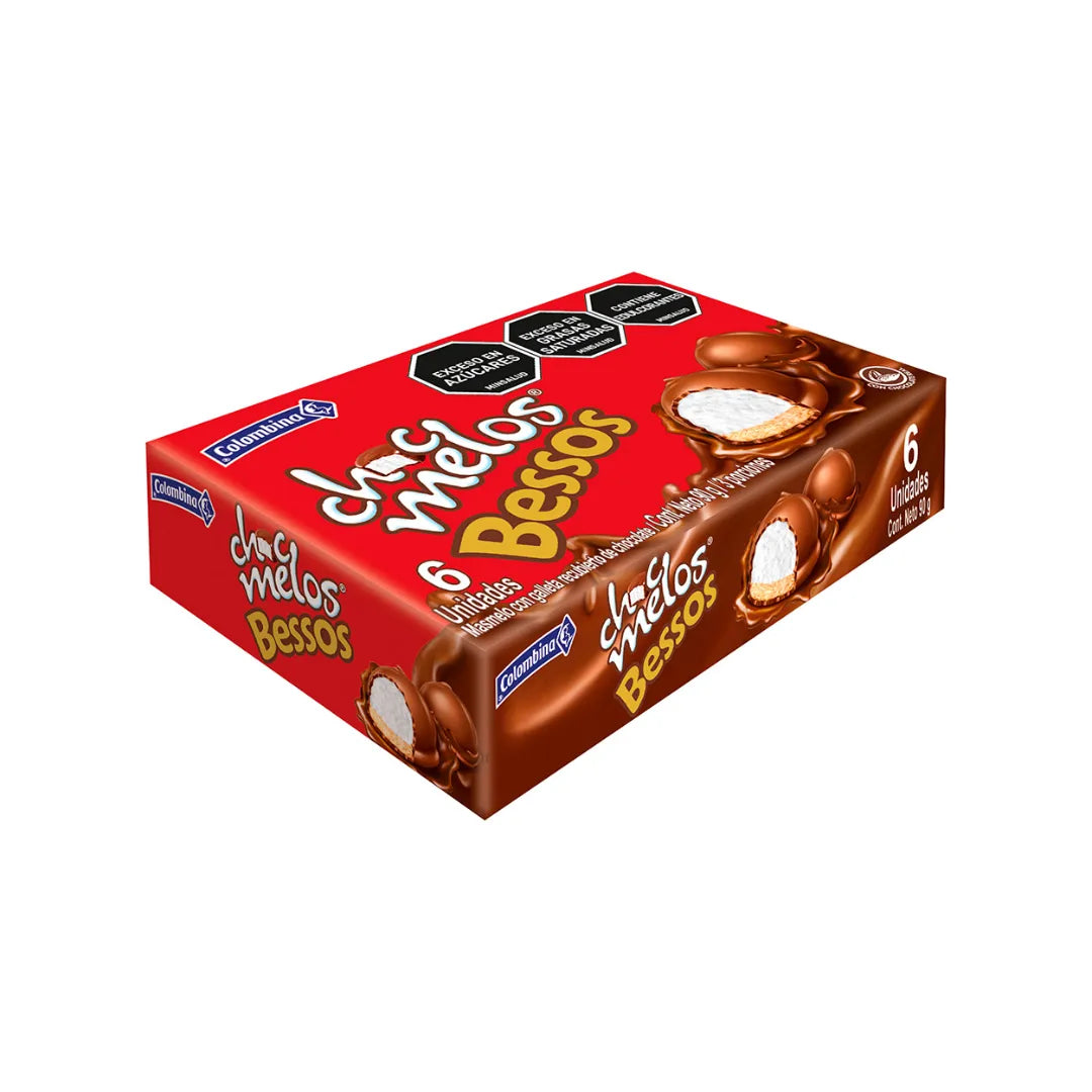 CHOCMELO BESSOS CAJA 90GR X 6UND 