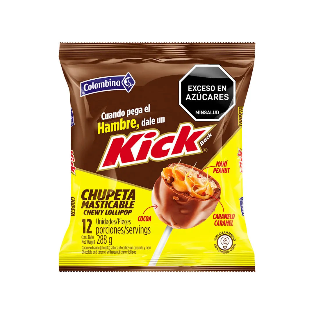CHUPETA MORDISQUETA KICK X 12UND