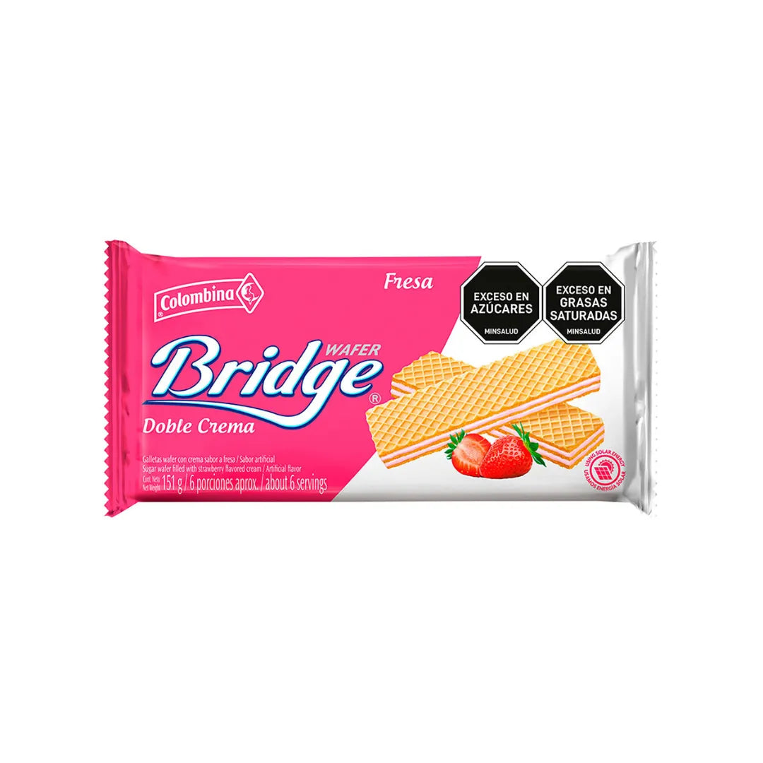GALLETA WAFER BRIDGE FRESA TACO X 151GR 