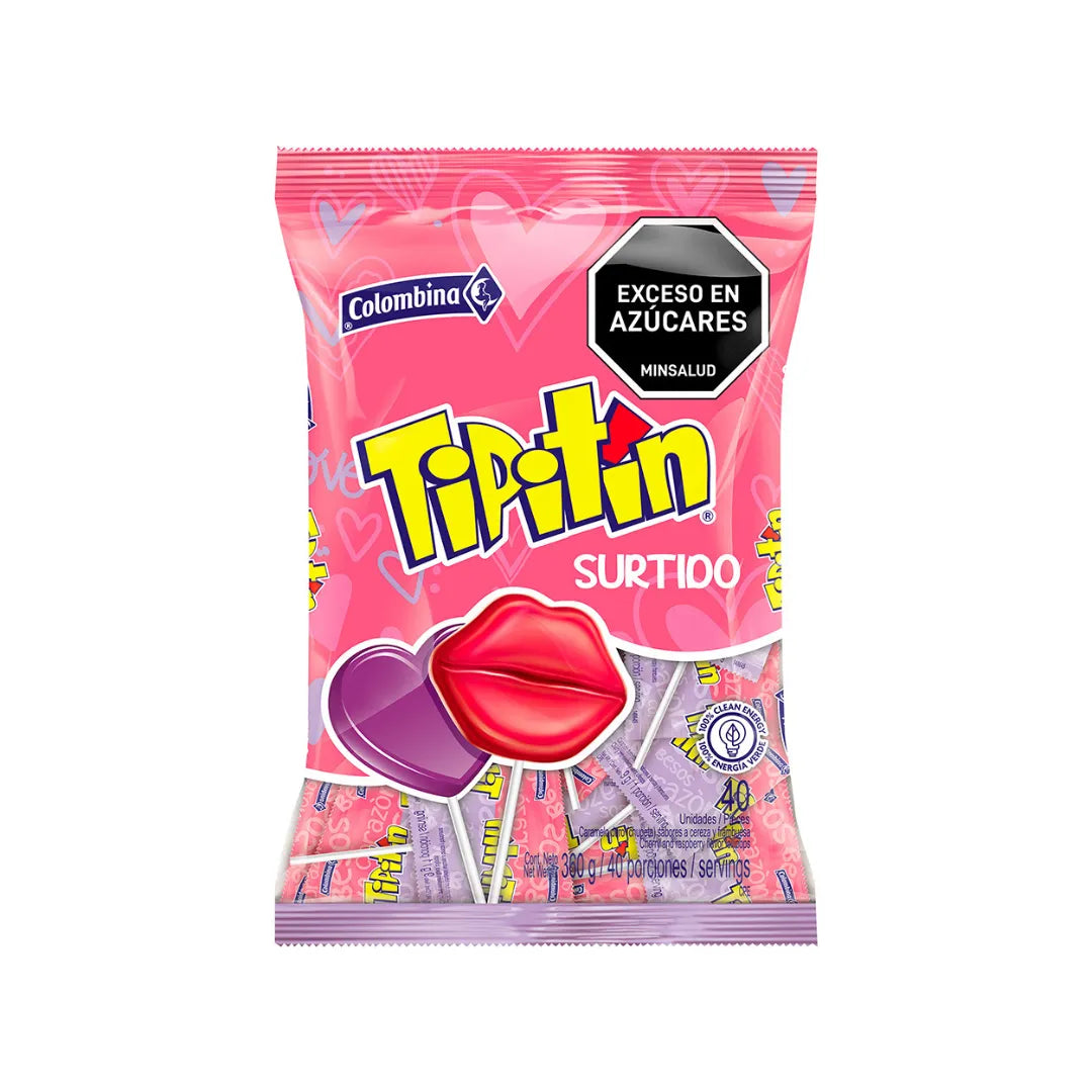 CHUPETA TIPITIN LABIOS STD X 40UND