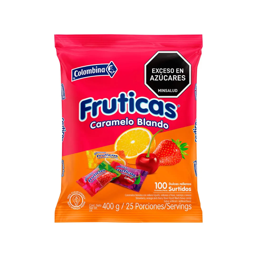 CARAMELO FRUTICAS BLANDO STD X 100UND