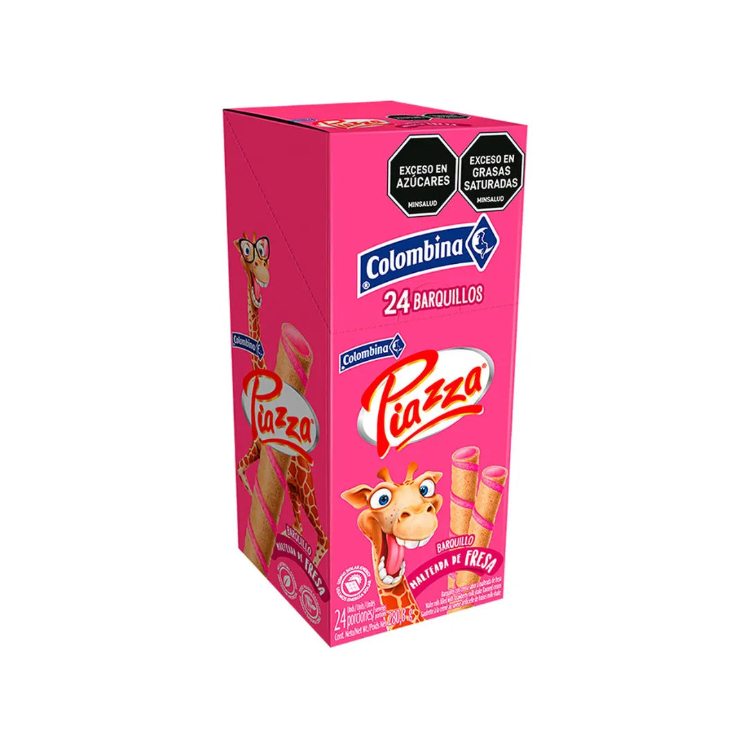 PIAZZA MALTEADA DE FRESA X 24UND