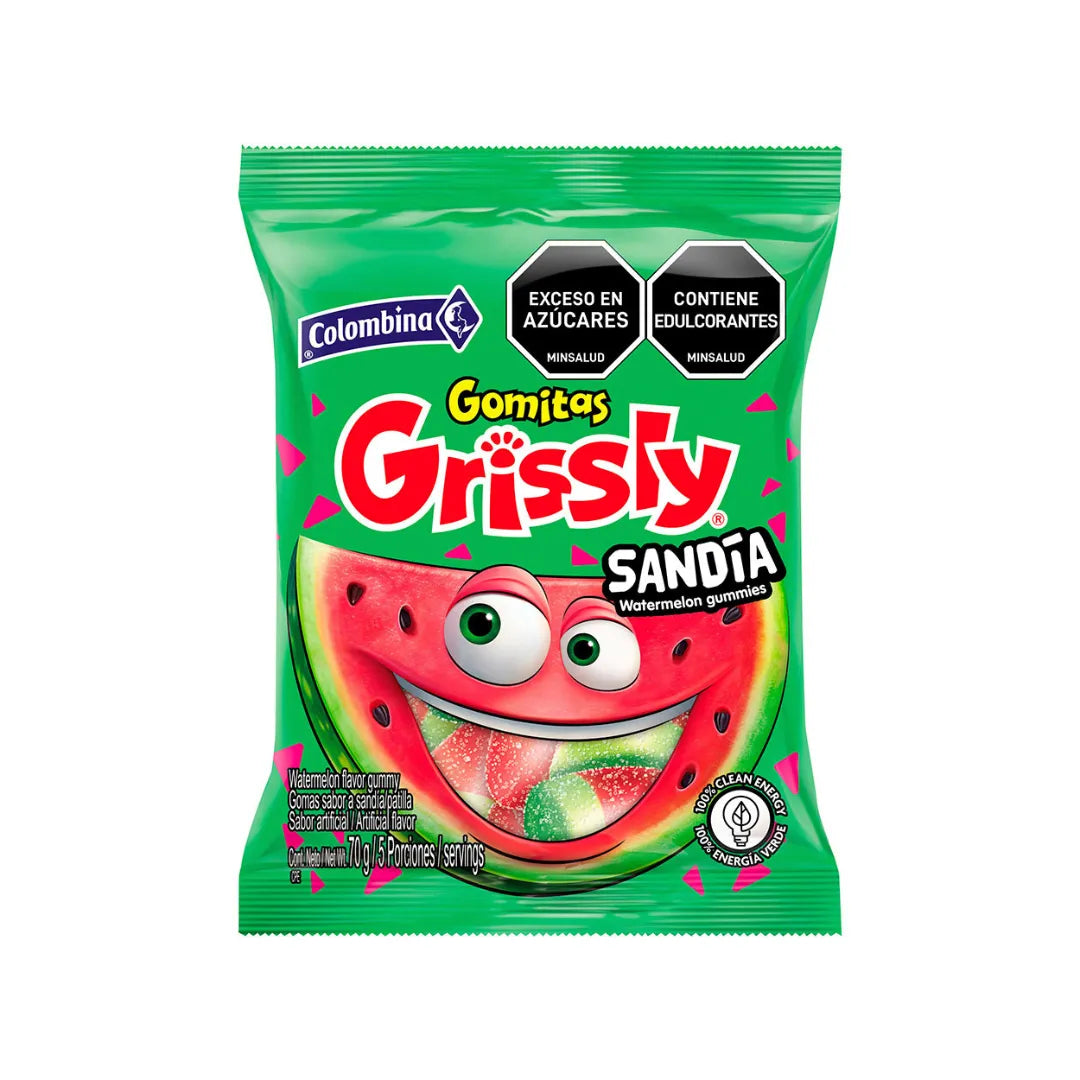 GOMAS GRISSLY MINI SANDIA  X 72GR