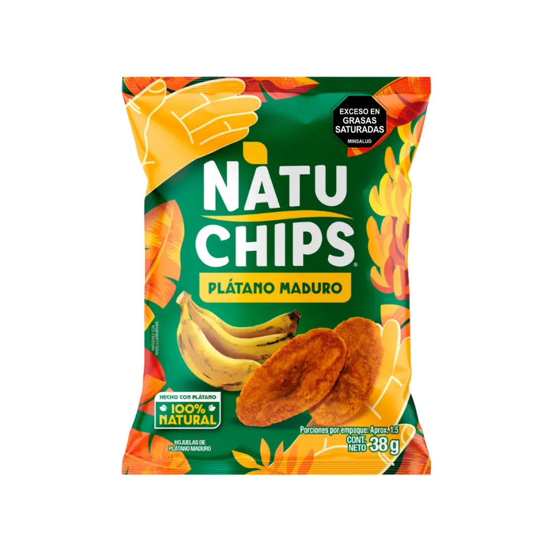 NATUCHIPS MADURO X 38GR