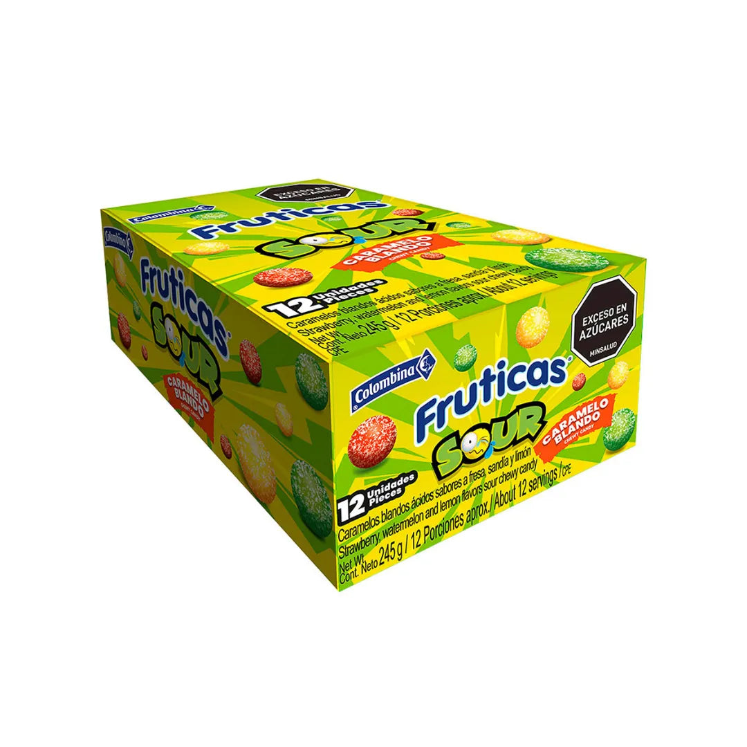 CARAMELO FRUTICAS SOUR X 12UND