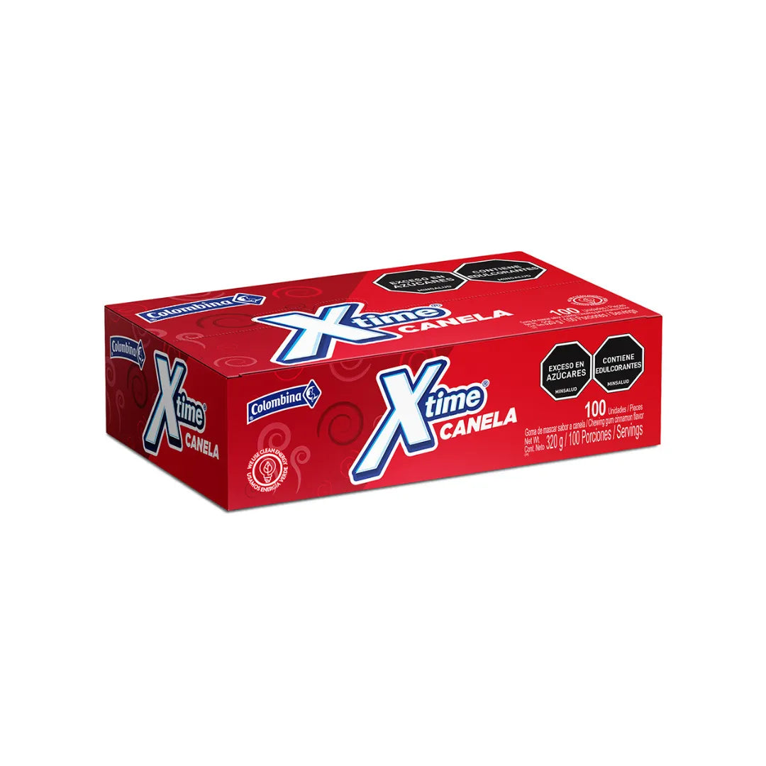 CHICLE XTIME CANELA X100UND