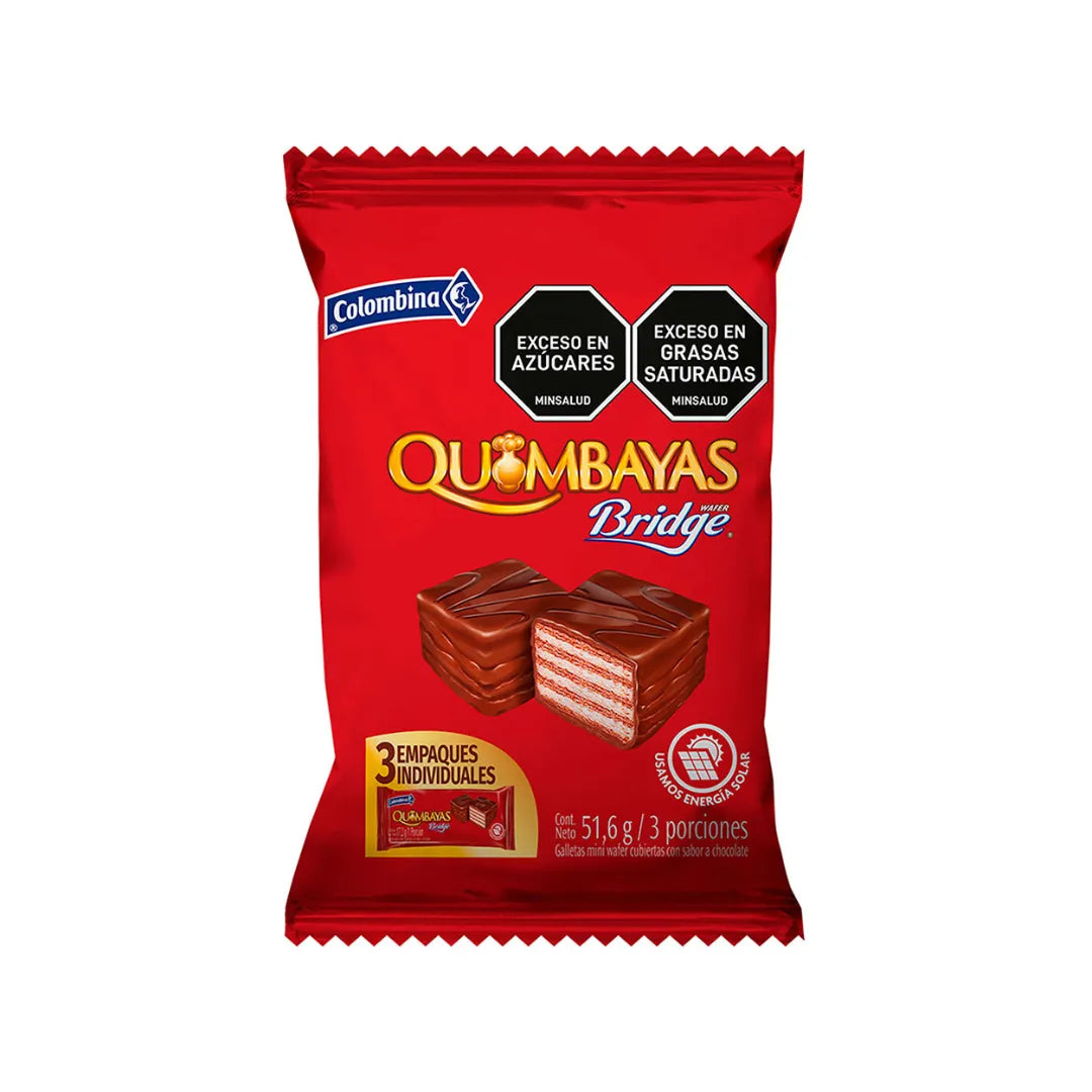 GALLETAS QUIMBAYAS BRIDGE 51GR X 3UND