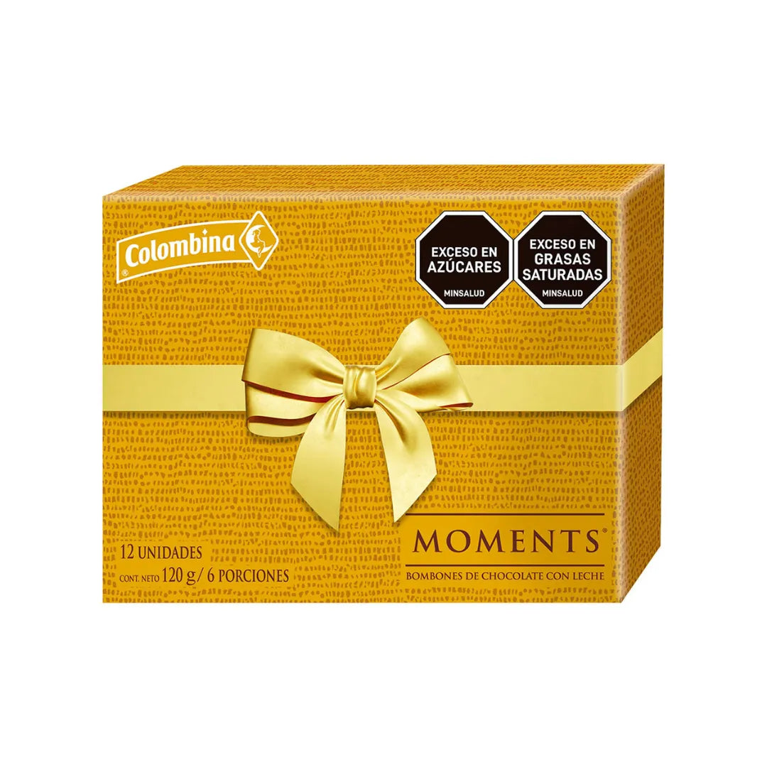 CHOCOLATES ESTUCHE MOMENTS 6UND X 84GR