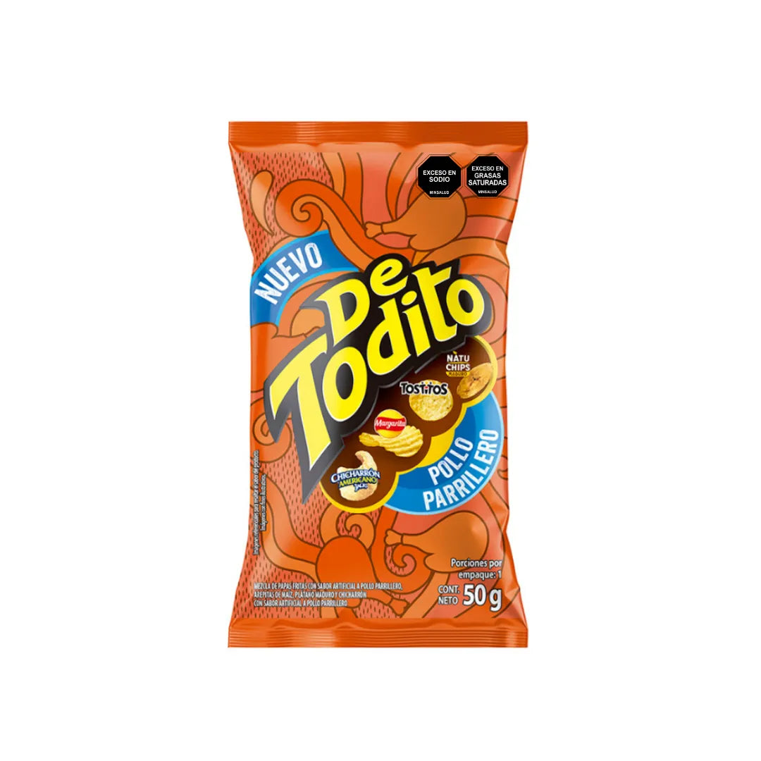 DETODITO POLLO PARRILLERO X 50GR