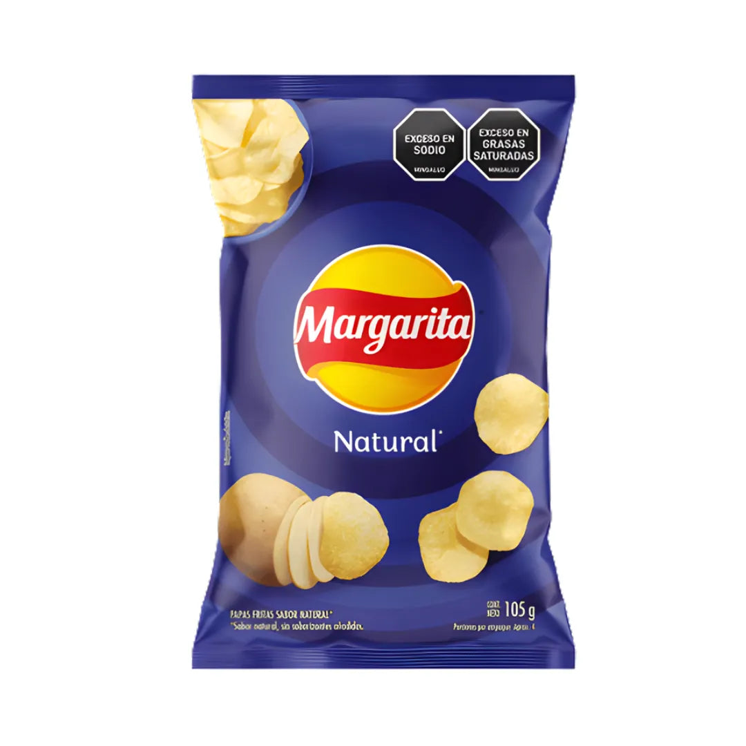 PAPAS MARGARITA FAMILIAR NATURAL X 105GR