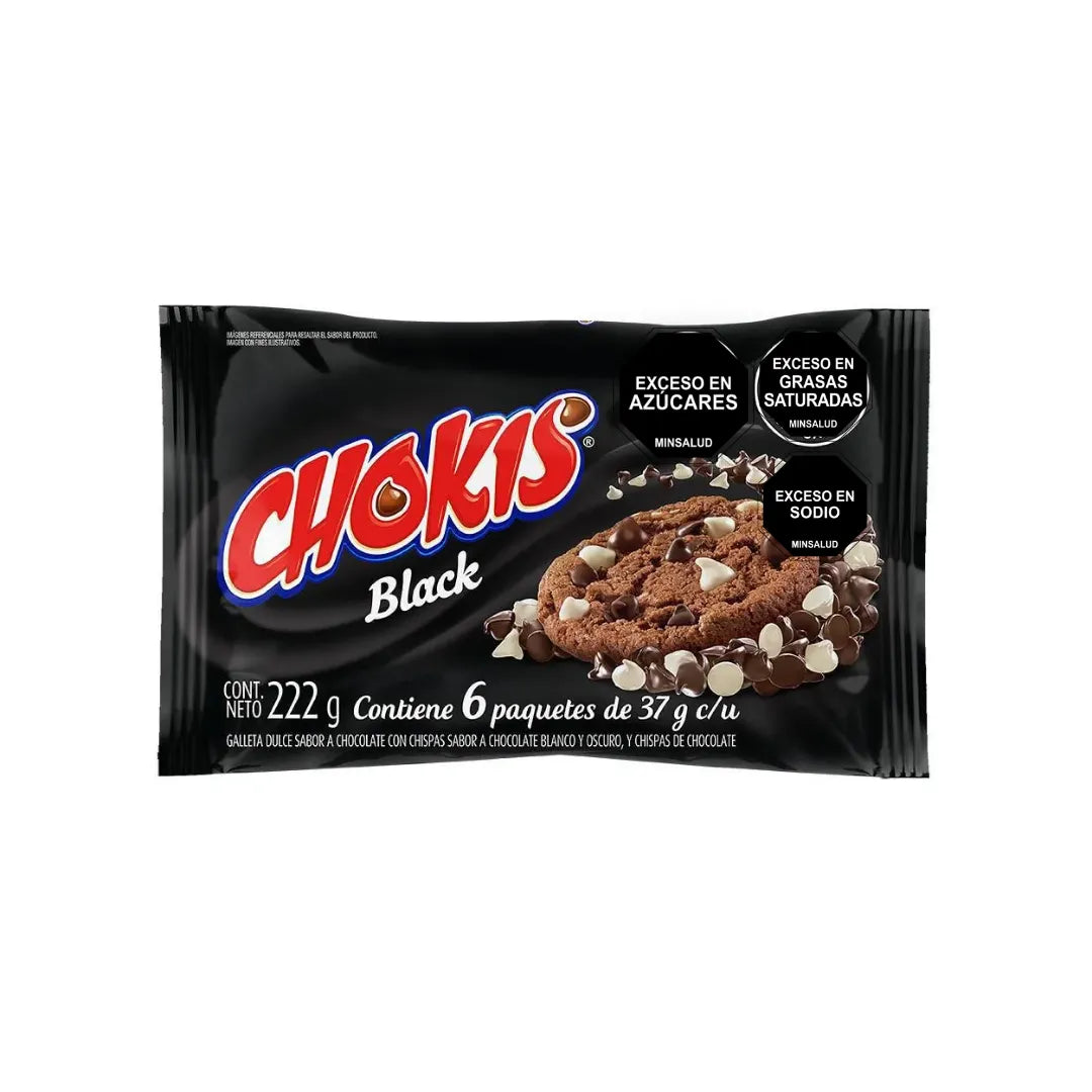 GALLETAS CHOKIS BLACK X 6UND
