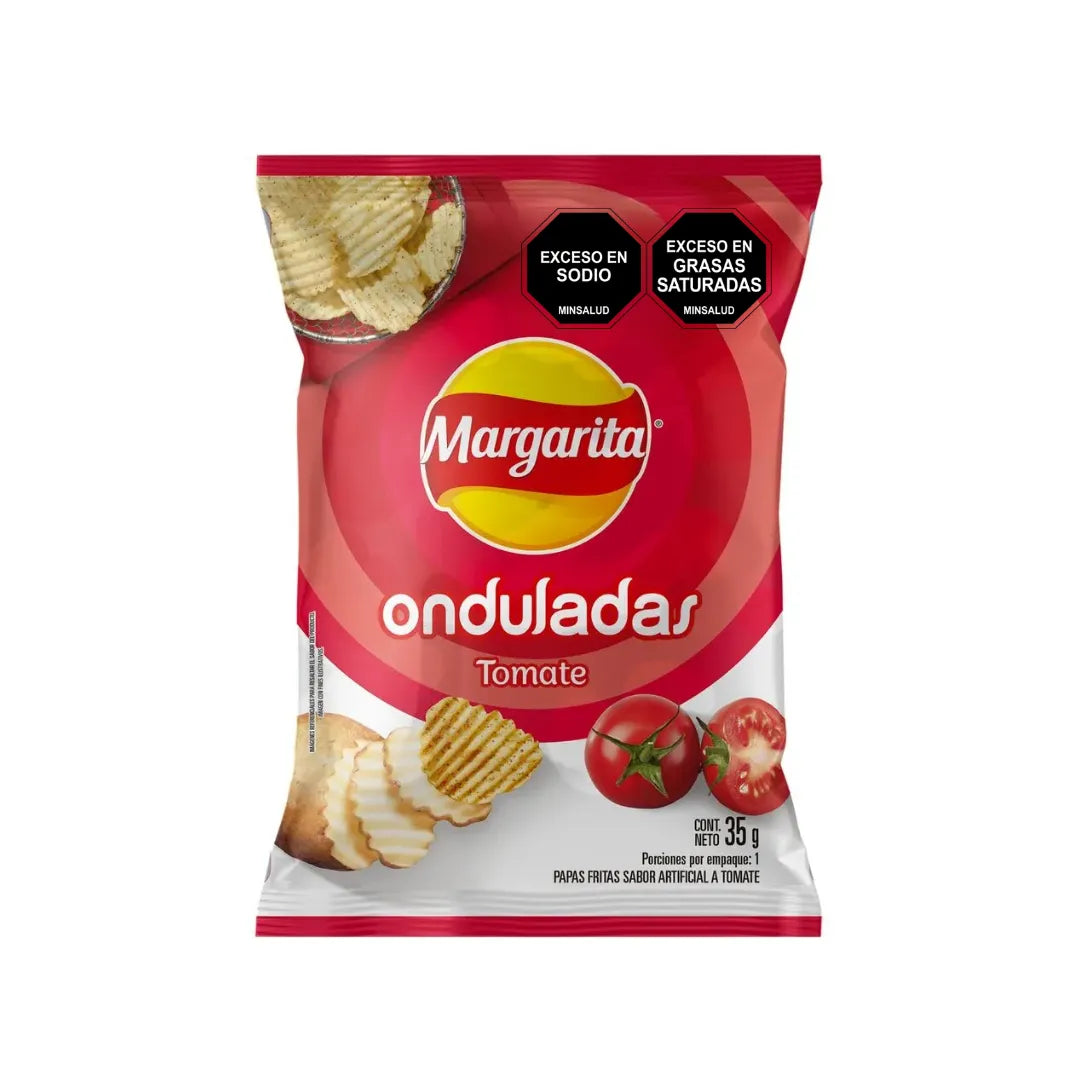 PAPAS MARGARITA TOMATE X 32GR