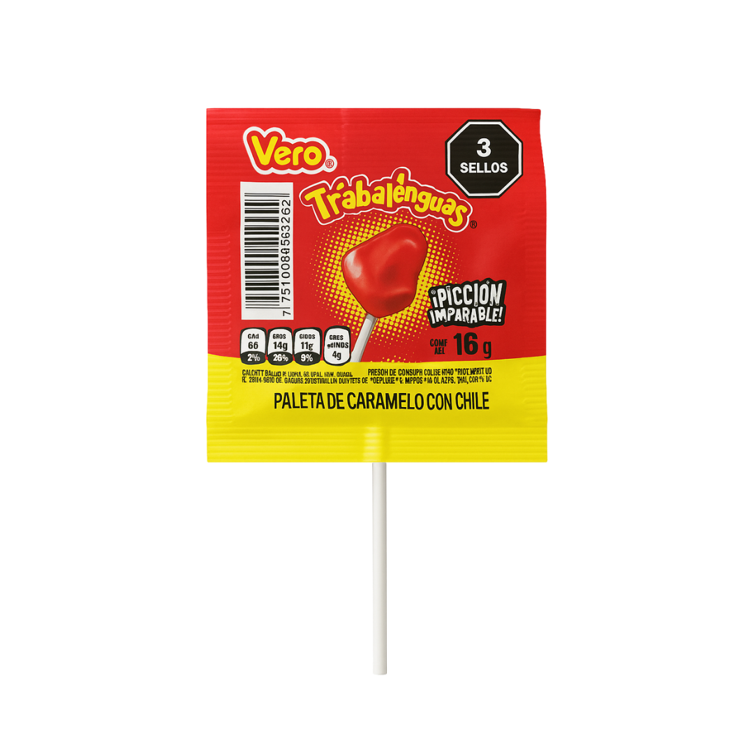 CHUPETA VERO TRABALENGUAS X 2UND