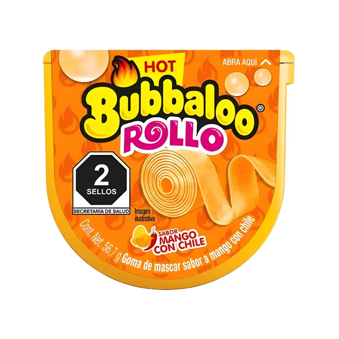 BUBBALOO ROLLO MANGO CHILE X 56GR