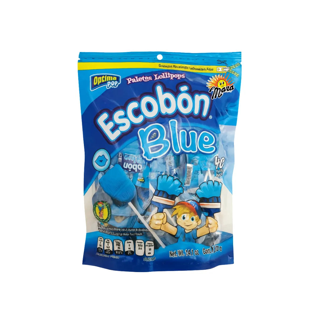 PALETA ESCOBON BLUE X 40UND