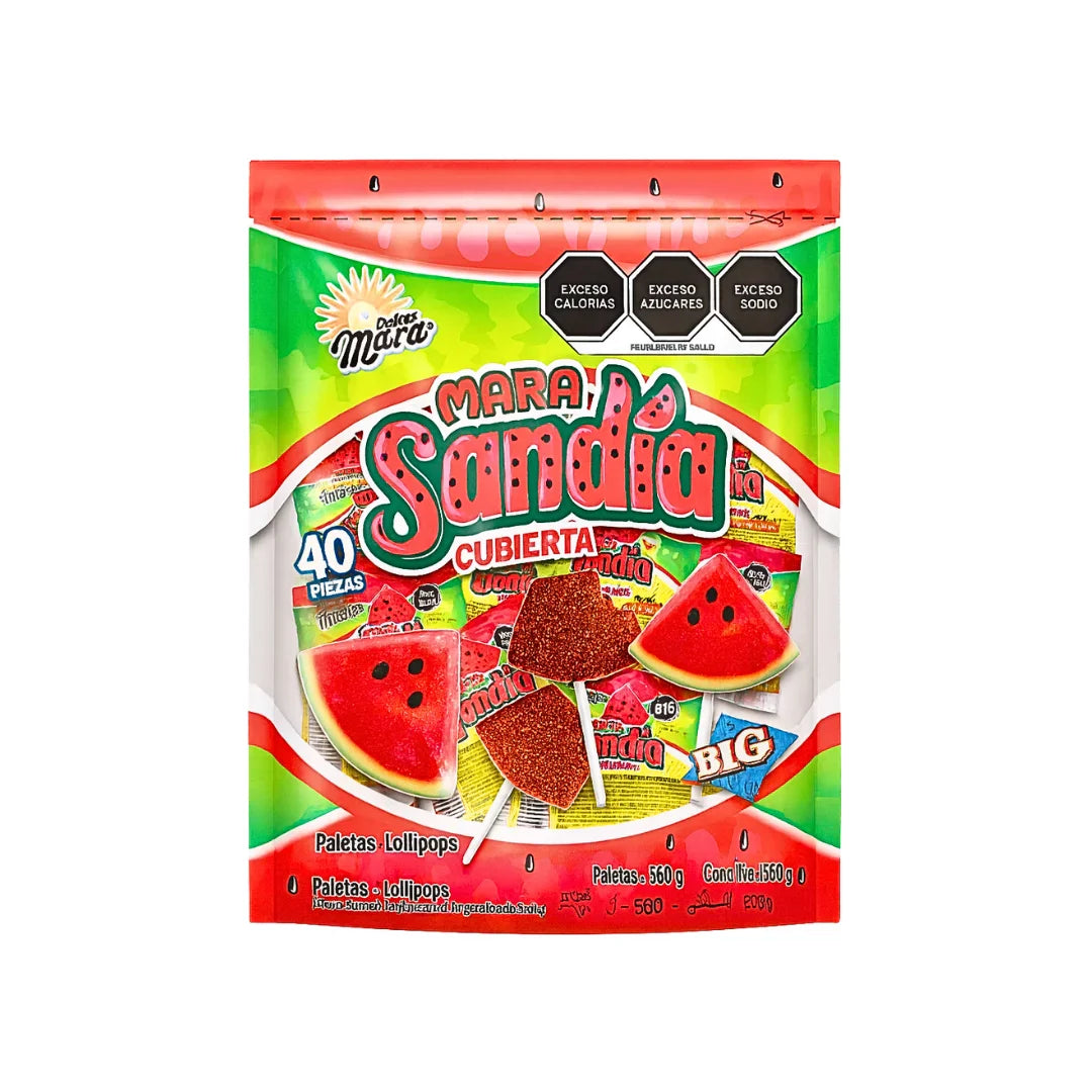 CHUPETA MARA SANDIA CHILE X 40UND