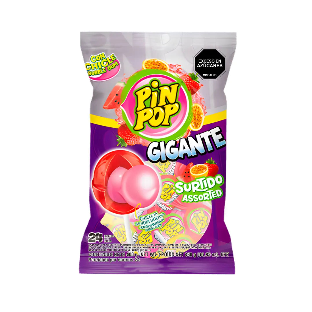 CGUPETA PIN POP GIGANTE SURTIDO X 24UND