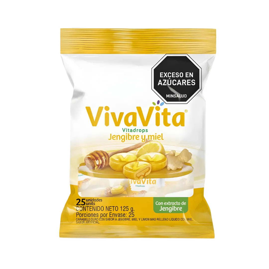CARAMELO VIVAVITA JENGIBRE Y MIEL