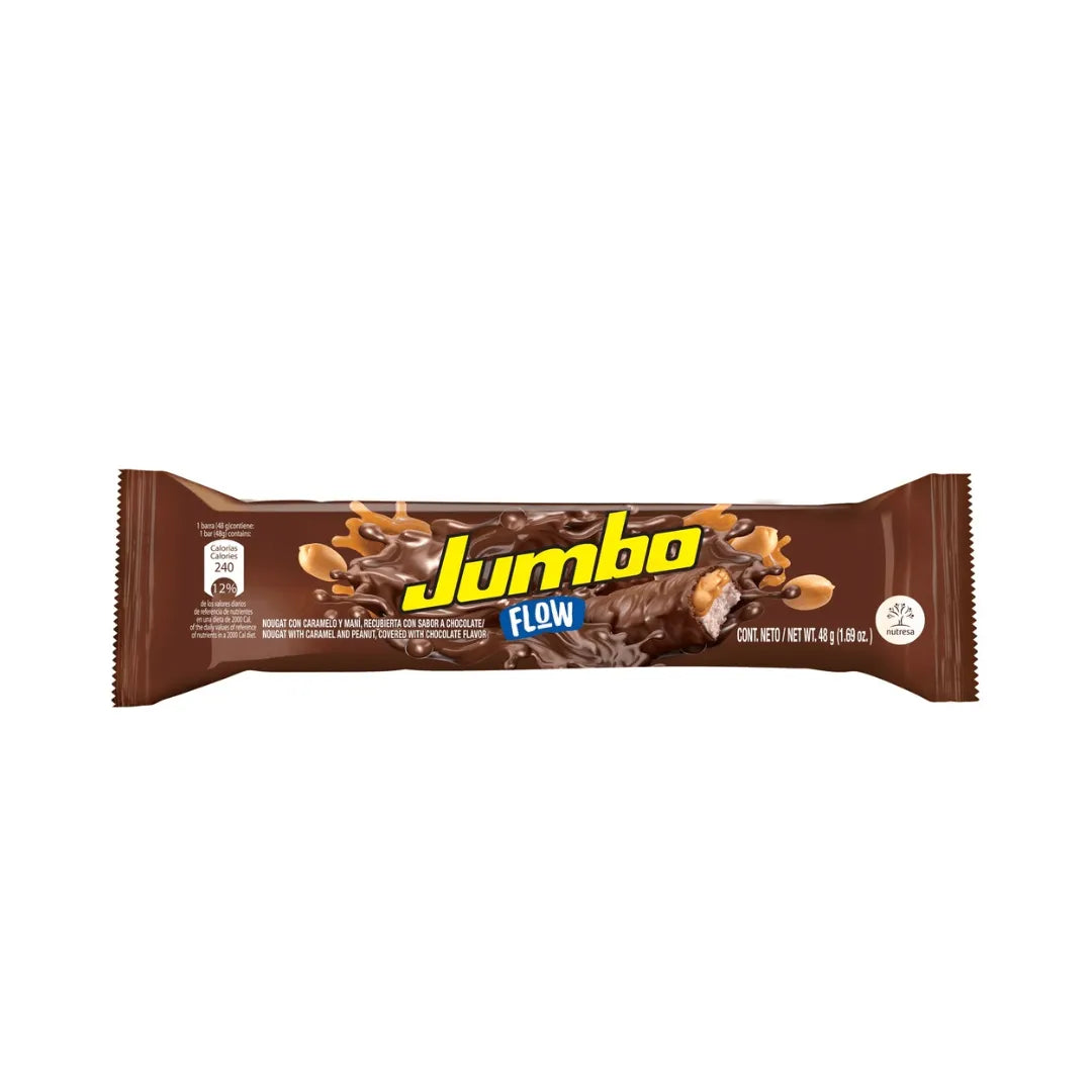 CHOCOLATINA JUMBO FLOW NEGRA X 48GR