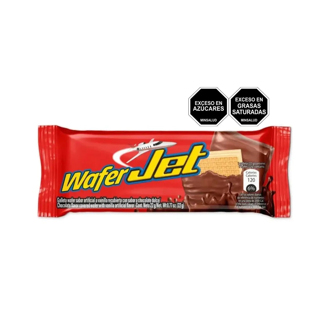 GALLETAS WAFER JET VAINILLA X 22GR