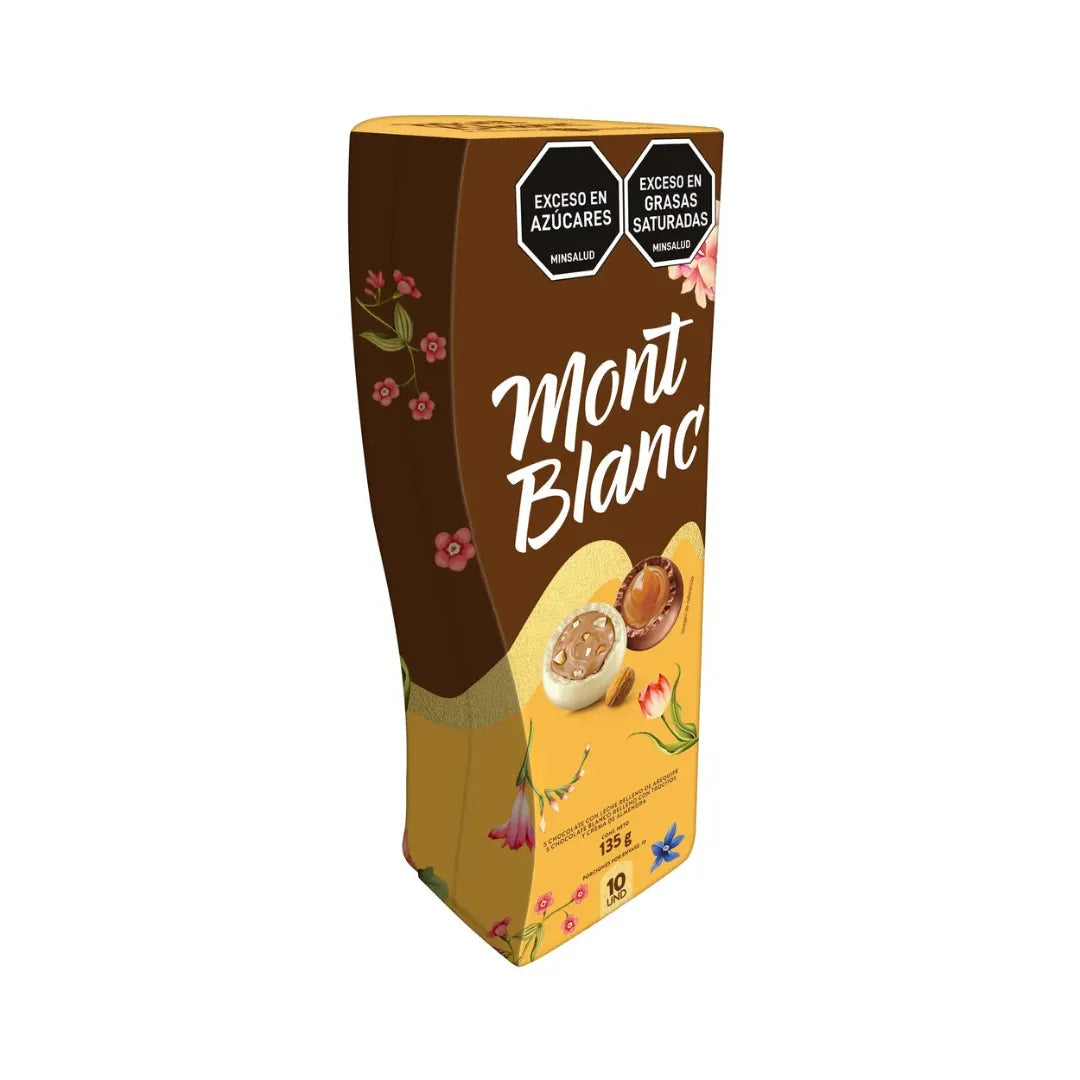 CHOCOLATE MONTBLANC FLOR 10UND X 135GR