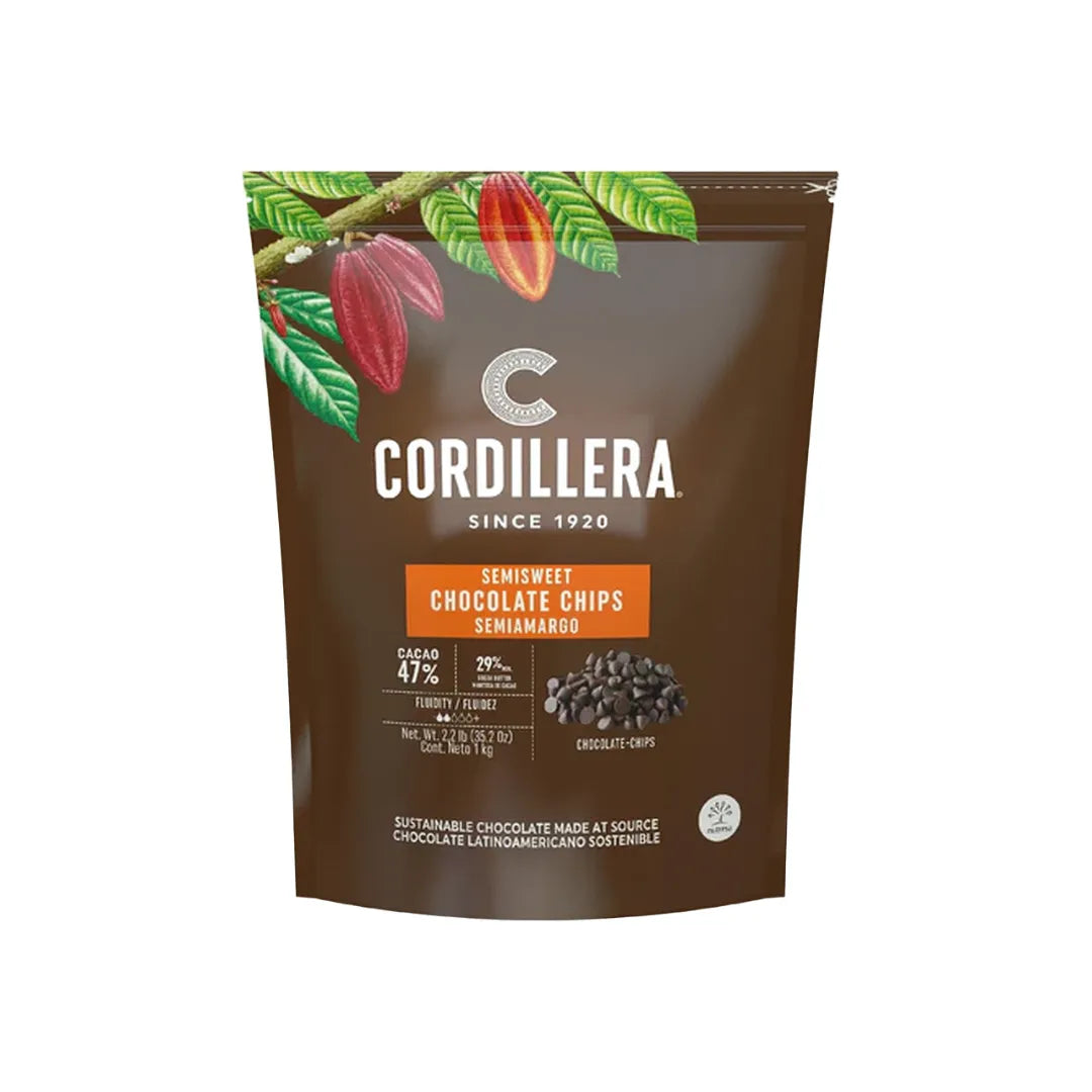 CHIPS DE CHOCOLATE NEGRO CORDILLERA X 1000GR