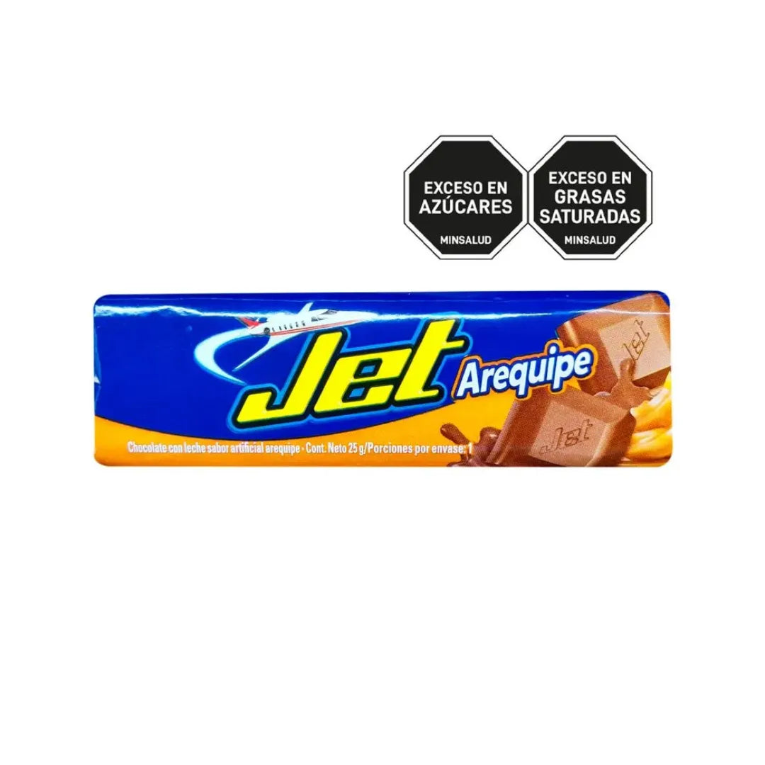 CHOCOLATINA JET AREQUIPE 25GR 