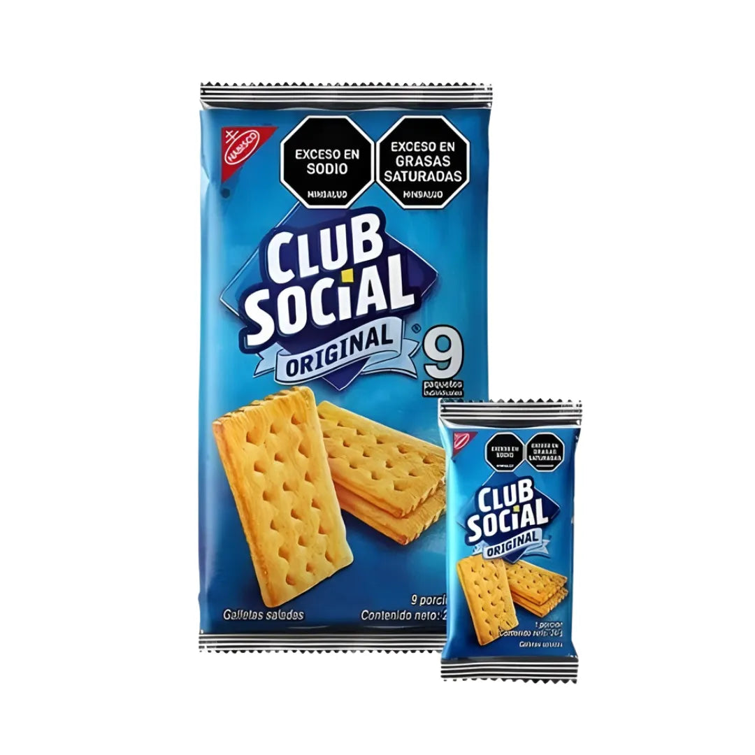 GALLETAS CLUB SOCIAL ORIGINAL X 9UND