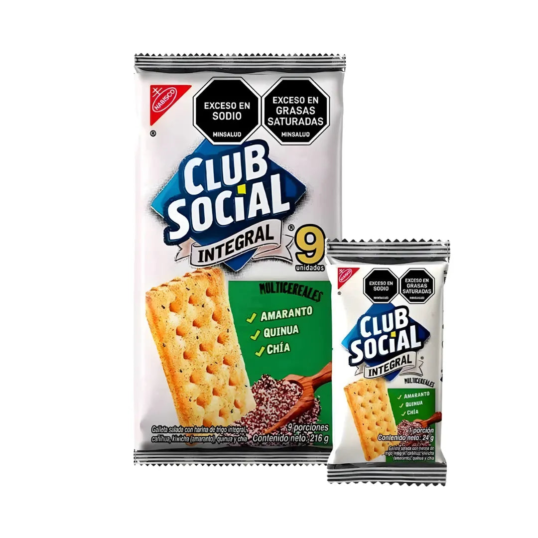 GALLETAS CLUB SOCIAL MULTICEREAL X 9UND