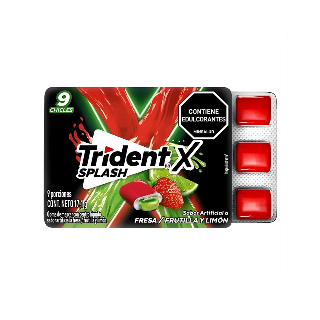 CHICLE TRIDENT TWIST FRESA LIMON X 17GR
