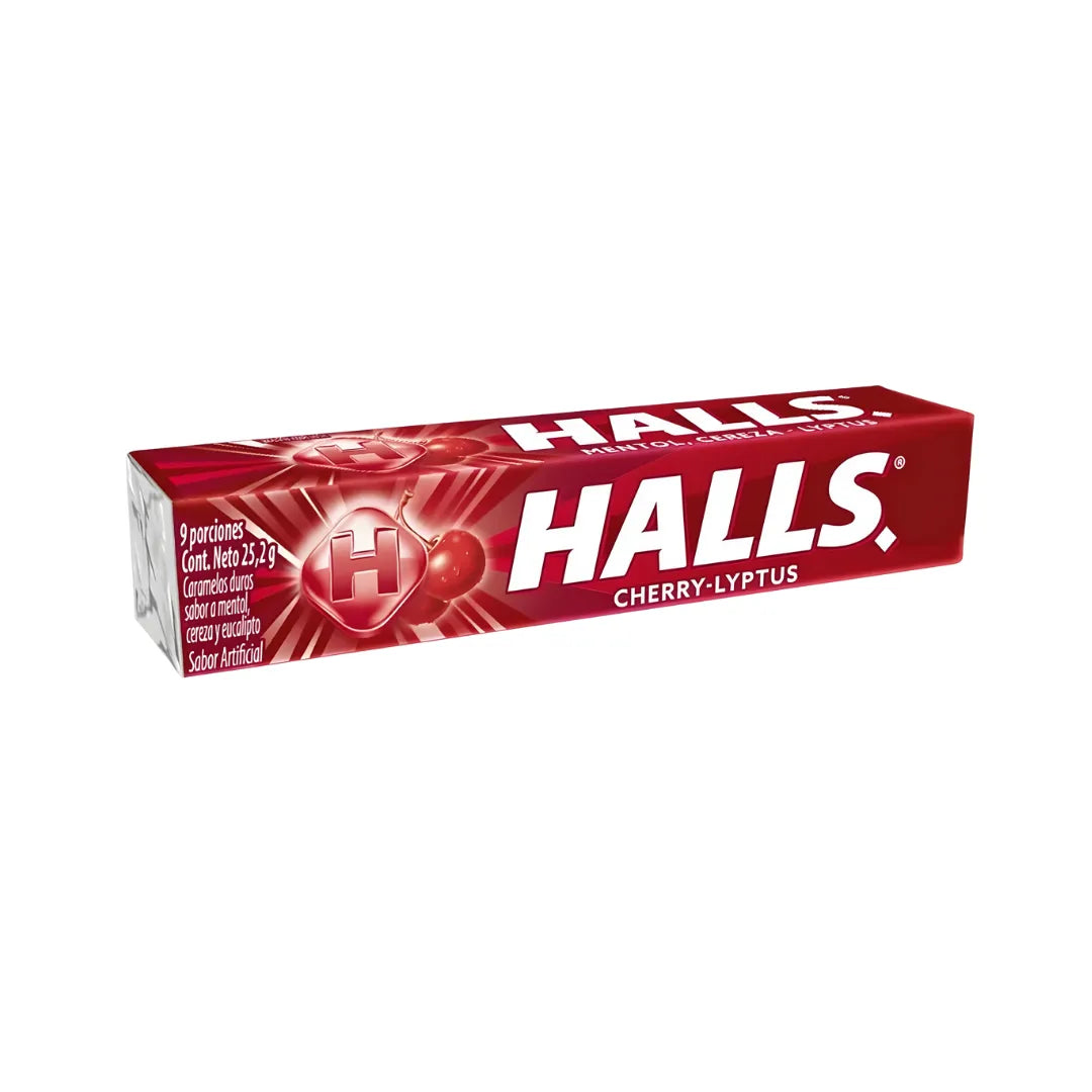 HALLS BARRA CHERRY X 28GR
