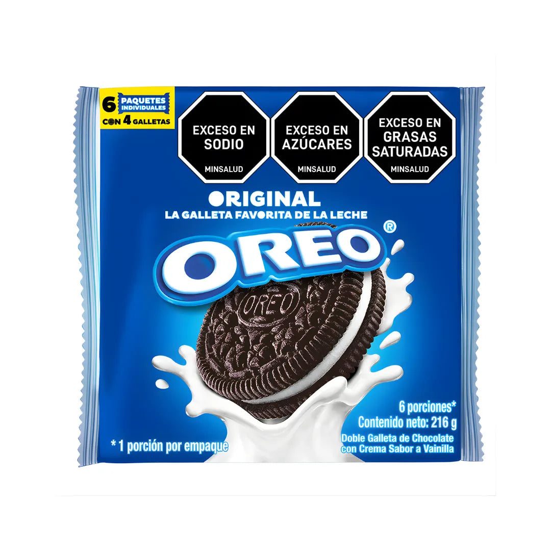 GALLETAS OREO CORTA CHOCOLATE X 6UND 