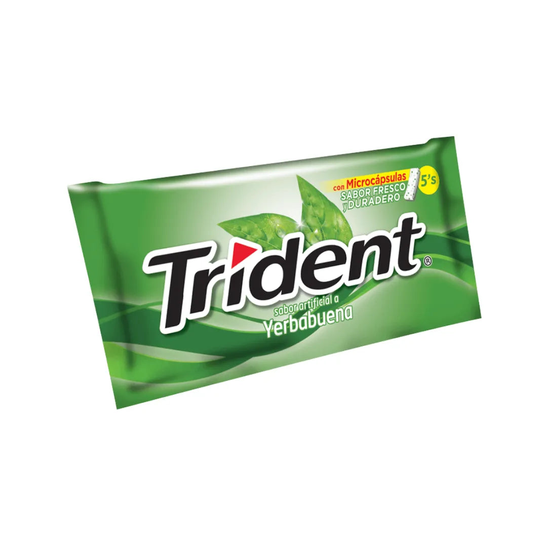 CHICLE TRIDENT YERBABUENA 5 UND X 8.5GR
