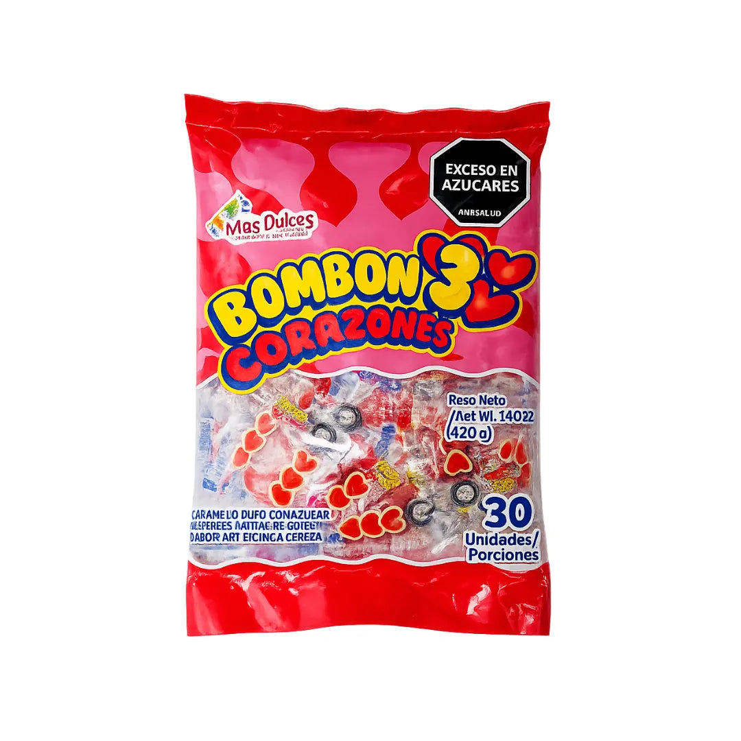 CHUPETA 3 CORAZONES X 30UND
