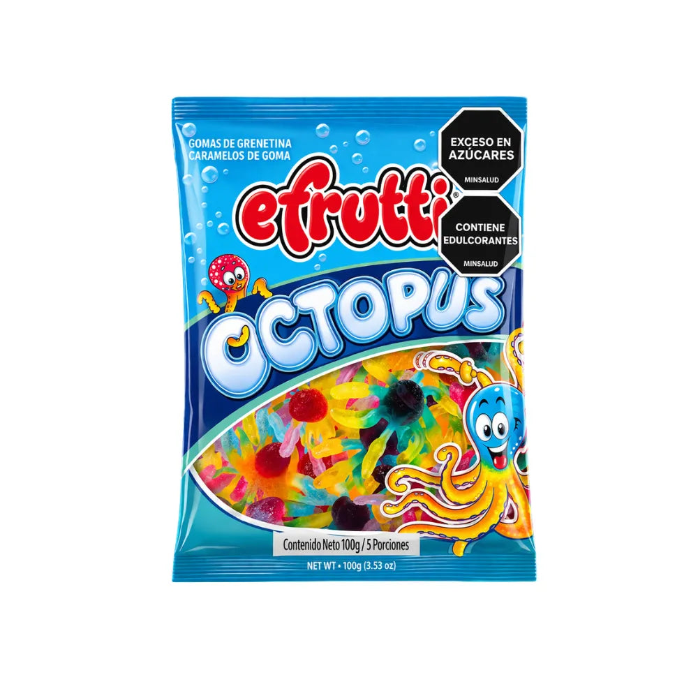 GOMAS OCTOPUS EFRUTTI X 100GR