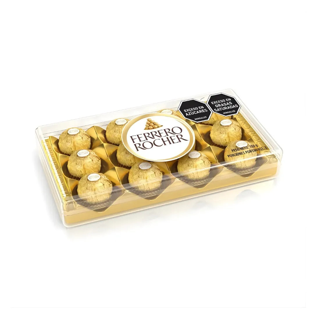 CHOCOLATE FERRERO ROCHER X 12UND