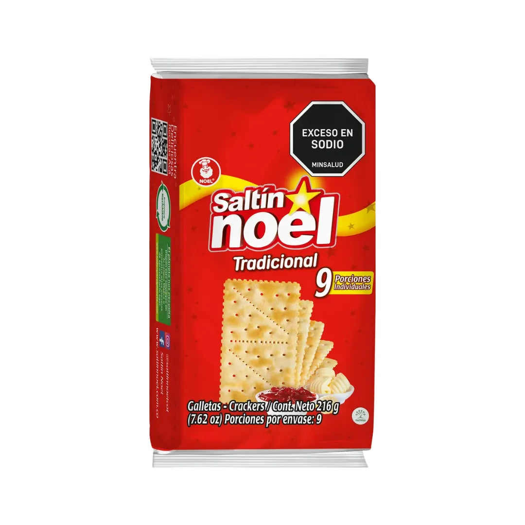 GALLETAS SALTIN NOEL INDIVIDUAL X 9UND