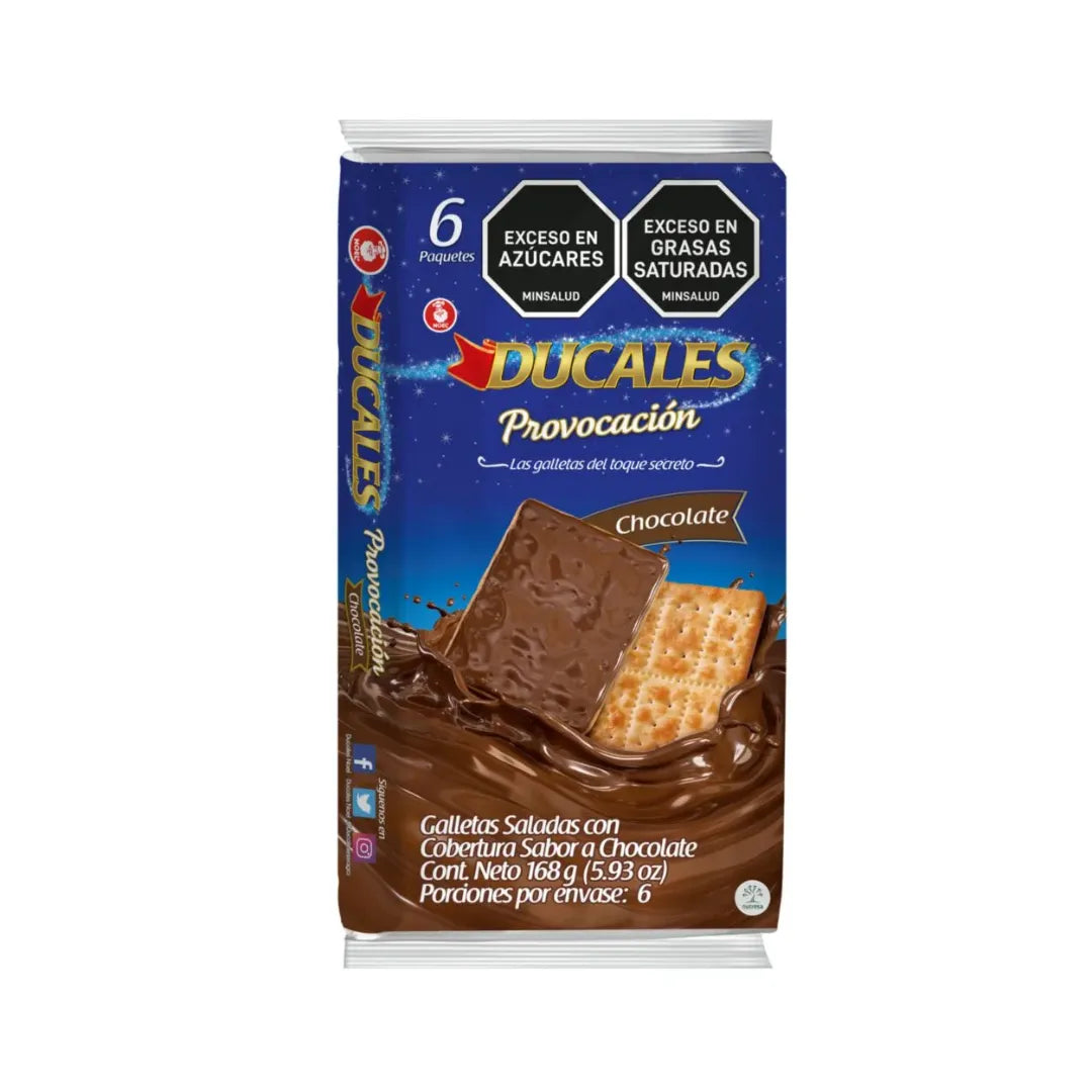 GALLETAS DUCALES PROVOCACIÓN CHOCOLATE X 6UND