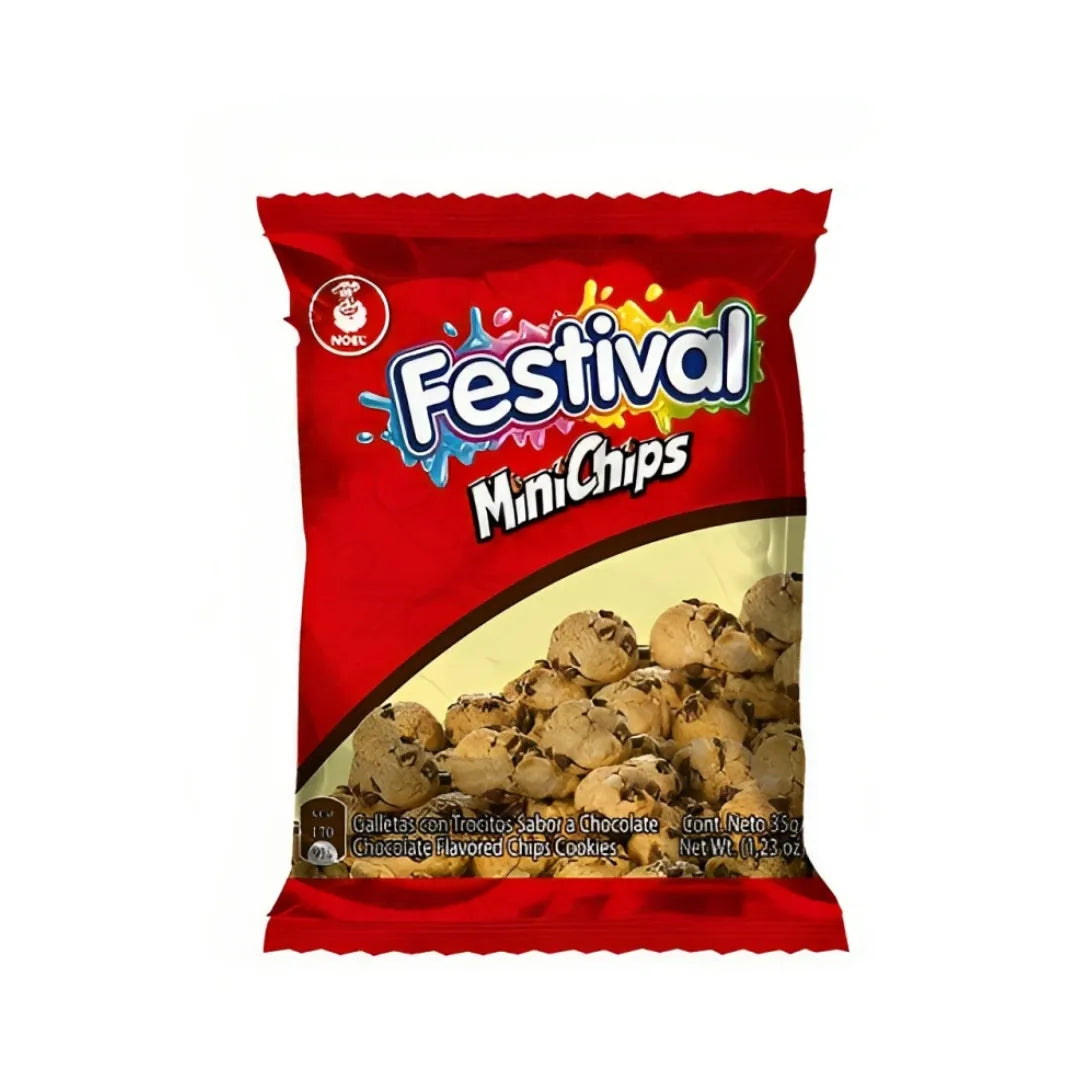 GALLETAS MINICHIPS NOEL X 35GR