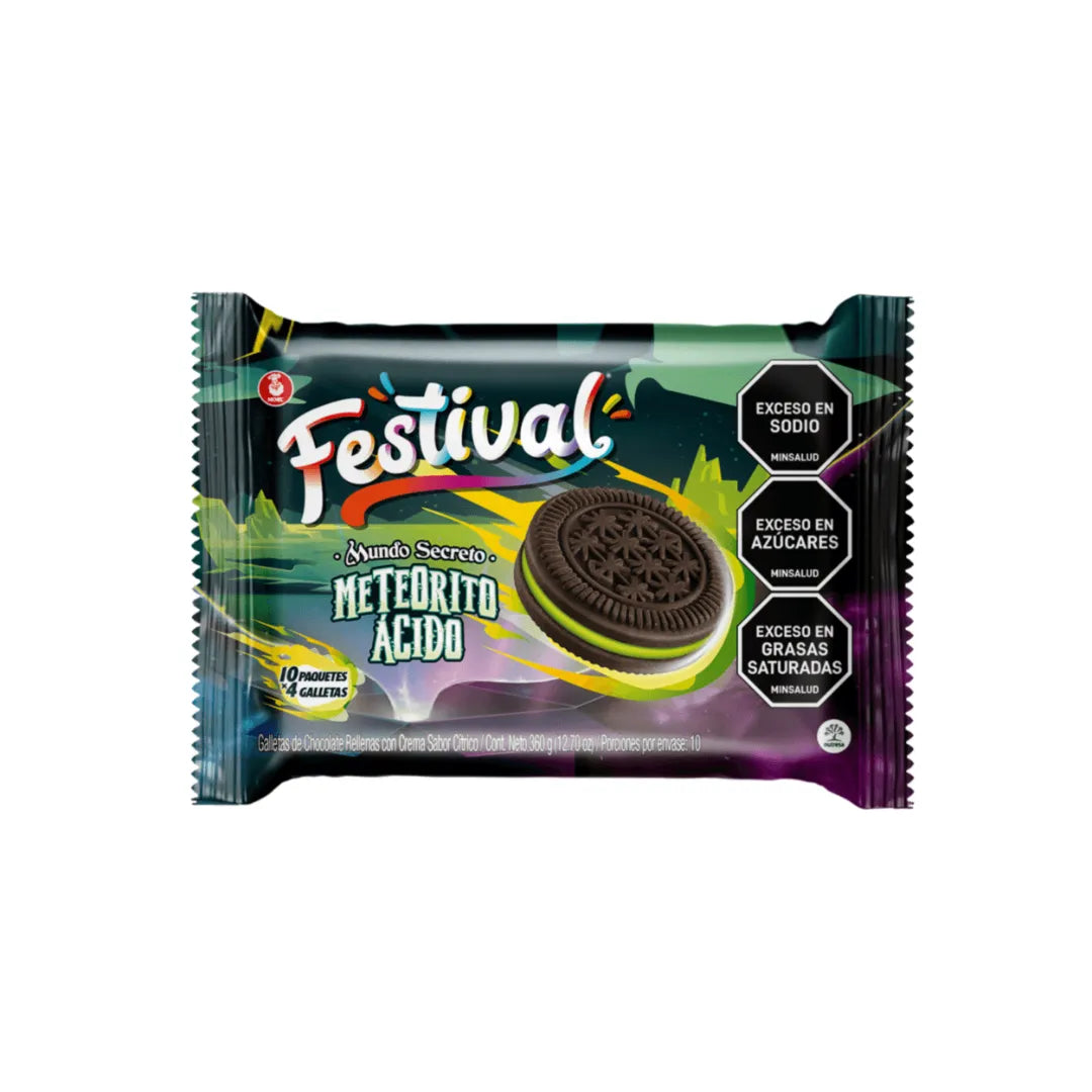 GALLETAS FESTIVAL METEORITO PEQUEÑAS X 10UND 