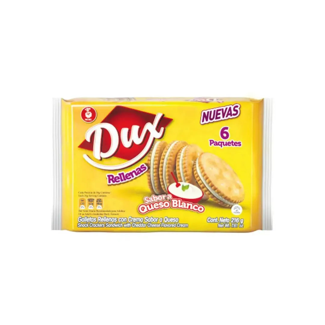 GALLETAS DUX QUESO BLANCO X 6UND